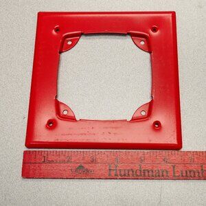 Metal Fire Alarm Trim Ring- could be used for photo frame or art project